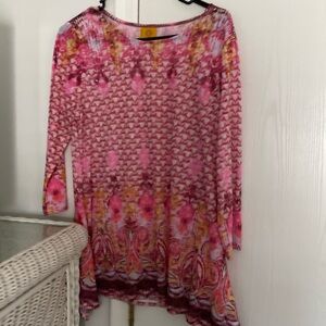 Ruby Rd beautiful  tunic size M